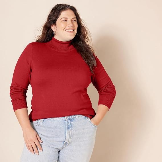 Red Turtleneck Sweater